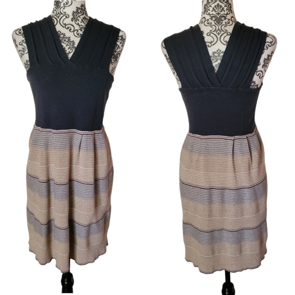 Anthropologie Knitted and Knotted knit top sleeveless midi dress size small - Picture 1 of 14